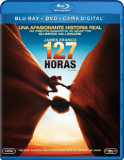 127 horas + DVD gratis + Copia digital carátula Blu-ray
