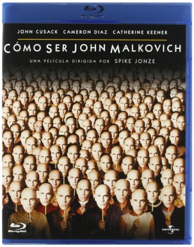 Cmo ser John Malkovich carátula Blu-ray