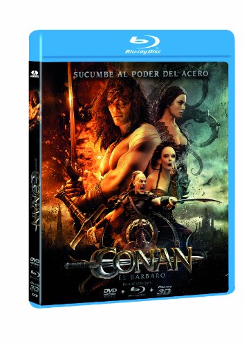 Conan el brbaro (Combo 3D + DVD) carátula Blu-ray