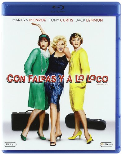 Con faldas y a lo loco carátula Blu-ray