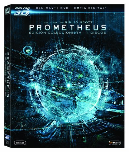 Prometheus 3D carátula Blu-ray
