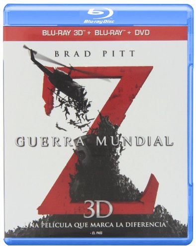 Guerra Mundial Z - Superset (3D + 2D + DVD) carátula Blu-ray