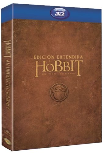 El Hobbit: Un viaje inesperado Edicin Extendida 3D carátula Blu-ray