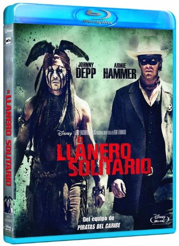 El llanero solitario carátula Blu-ray