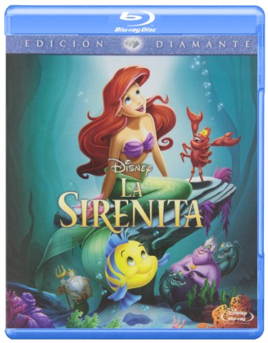 La Sirenita: Edicin diamante carátula Blu-ray