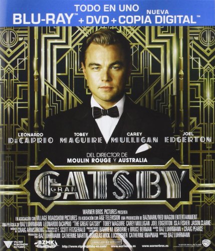 El gran Gatsby carátula Blu-ray