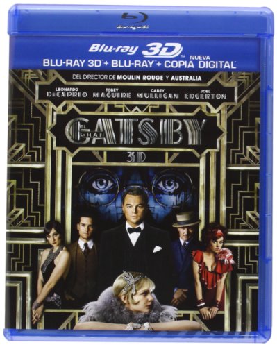 El gran Gatsby carátula Blu-ray