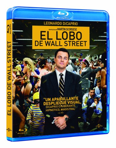 El lobo de Wall Street carátula Blu-ray