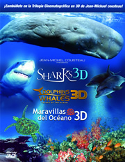 Pack Jean-Michel Cousteau 3D  + 2D carátula Blu-ray
