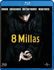 8 millas carátula Blu-ray