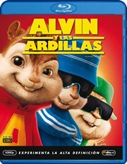 Alvin y las ardillas carátula Blu-ray