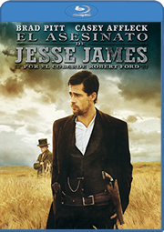 El asesinato de Jesse James por el cobarde Robert Ford carátula Blu-ray