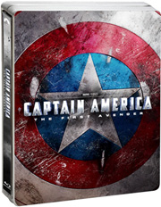 Capitn Amrica: El primer vengador Edicin Metlica carátula Blu-ray