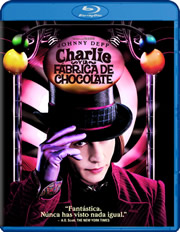 Charlie y la fbrica de chocolate carátula Blu-ray
