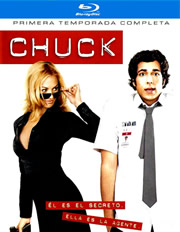 Chuck: Primera temporada completa carátula Blu-ray