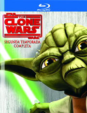 Star Wars: The Clone Wars Temporada 2 carátula Blu-ray