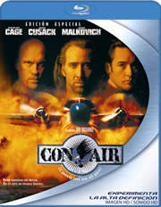 Con Air: Convictos en el aire carátula Blu-ray