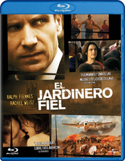 El jardinero fiel carátula Blu-ray