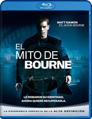 El mito de Bourne carátula Blu-ray