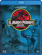 El Mundo Perdido: Jurassic Park carátula Blu-ray