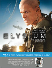 Elysium: Edicin Especial carátula Blu-ray
