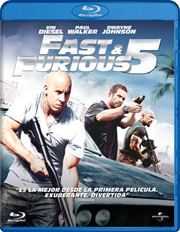 Fast & Furious 5 carátula Blu-ray