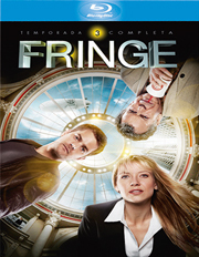 Fringe: Tercera temporada completa carátula Blu-ray