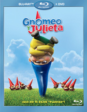 Gnomeo y Julieta + DVD gratis carátula Blu-ray