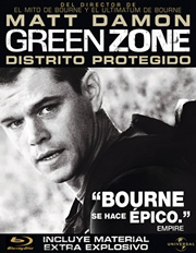 Green Zone: Distrito protegido carátula Blu-ray