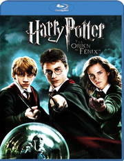 Harry Potter y la Orden del Fnix carátula Blu-ray