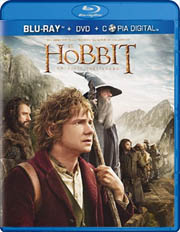 El Hobbit: Un viaje inesperado carátula Blu-ray