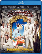 El Imaginario del Doctor Parnassus carátula Blu-ray