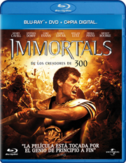 Immortals carátula Blu-ray