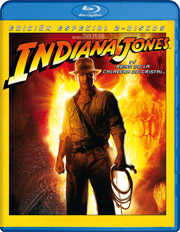 Indiana Jones y el reino de la calavera de cristal: Edición especial carátula Blu-ray