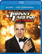 Johnny English Returns carátula Blu-ray