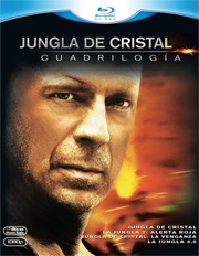 Jungla de cristal: Cuadriloga carátula Blu-ray