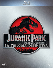 Triloga Jurassic Park carátula Blu-ray