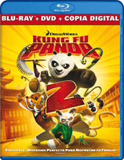 Kung Fu Panda 2 + DVD + copia digital carátula Blu-ray