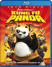 Kung Fu Panda carátula Blu-ray