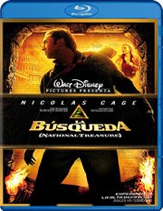 La Bsqueda (National Treasure) carátula Blu-ray