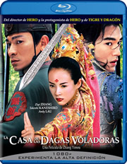 La casa de las dagas voladoras carátula Blu-ray