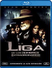 La Liga de los Hombres Extraordinarios carátula Blu-ray