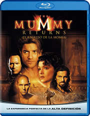 The Mummy Returns (El Regreso de la Momia) carátula Blu-ray