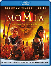 La Momia: La tumba del Emperador Dragn: Edicin Especial carátula Blu-ray