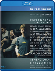 La Red Social carátula Blu-ray