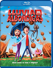 Lluvia de albndigas carátula Blu-ray