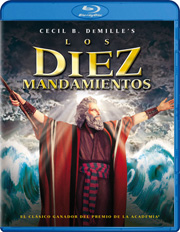 Los diez mandamientos carátula Blu-ray