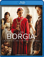 Los Borgia: Primera temporada carátula Blu-ray
