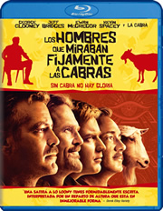 Los hombres que miraban fijamente a las cabras carátula Blu-ray