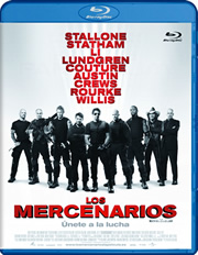 Los Mercenarios carátula Blu-ray